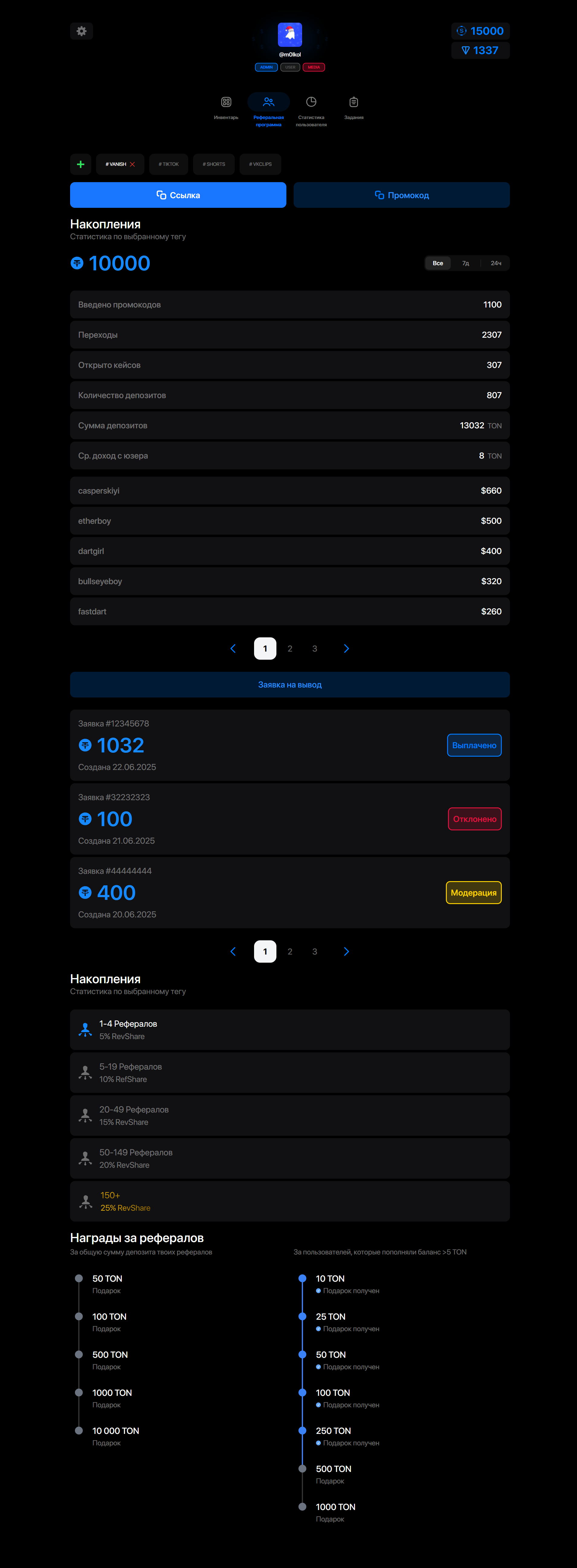Скриншот проекта