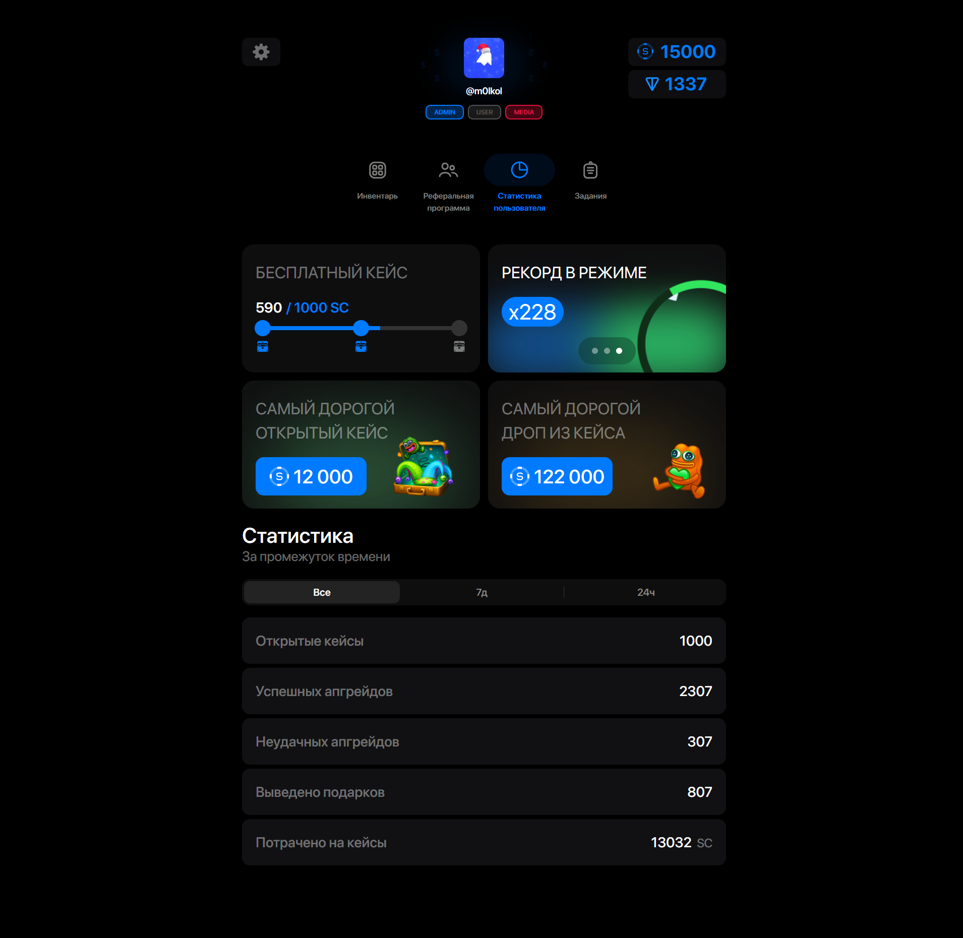 Скриншот проекта